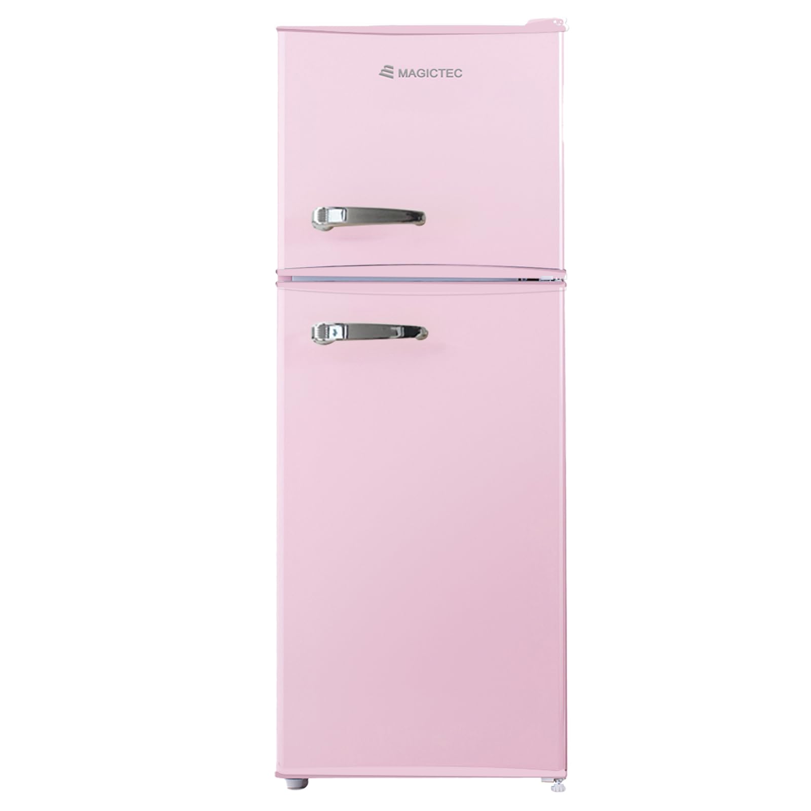 magictec Vintage fridge, Retro fridge freezer | 120 L (88 L/32 L freezer) | Low Frost | Combined fridge freezer | Vintage design | LED lighting