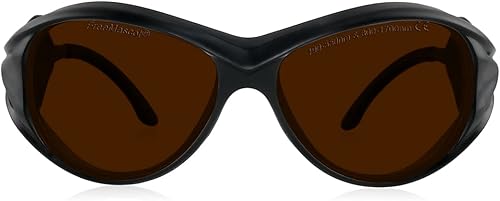 FreeMascot Professional OD 6+ 190nm-550nm 800nm-1700nm Gafas de seguridad láser de longitud de onda