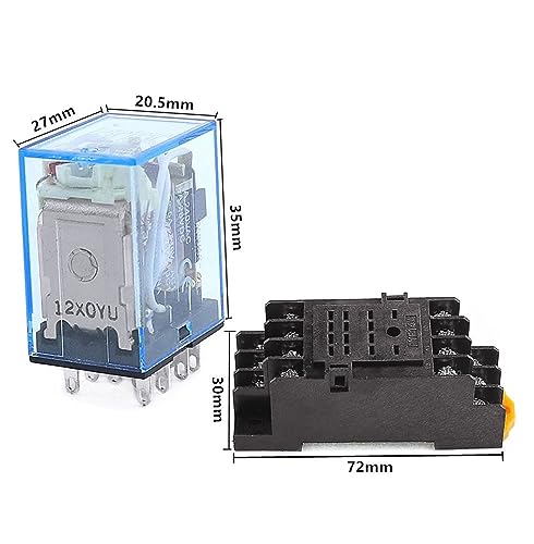 Relais de puissance MY4NJ pour éviter les surchauffes de bobine AC 380V 5A