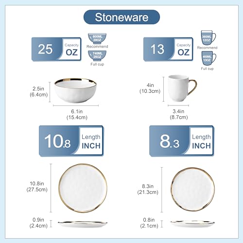 LOVECASA-White-and-Gold-Dinnerware-Sets-Stoneware-Dish-Set-for-4-16-Piece-Kitchen-Plates-and-Bowls-Sets-Handmade-Dinner-Set-with-Gold-Trim
