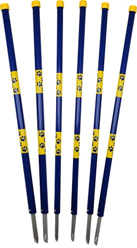 ActiveDogs Set of 6 Weave Poles
