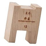 perfeclan Klaviertastenhöhenmesser, Klavierwartung, professionell, tragbar, praktisch, kompakt, leicht, Stimmwerkzeug aus, 12.0 Mm