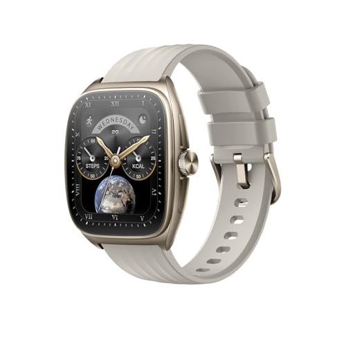MOMAX Smart Watch for Women Men, 1.85" AMOLED Display & Bluetooth Call, Fitness Tracker with 100+ Sports, Heart Rate, SpO2 Monitor, Sleep Tracker, Music Control, IP68 Waterproof for Android/iOS