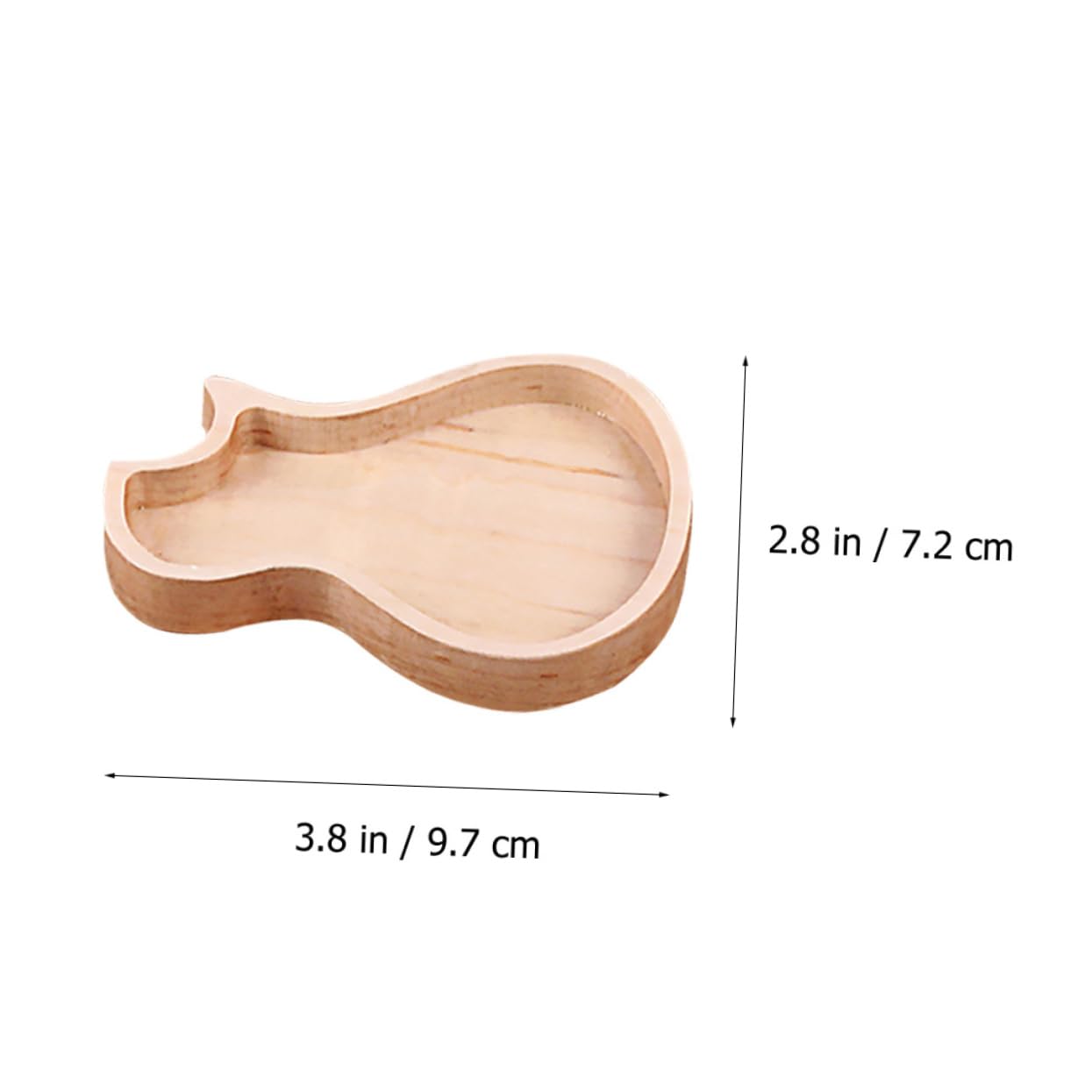 ifundom 2sets Plectrum Box Legno Di Acero Con Plettri Inclusi Custodia Forma Di Chitarra Per Musicisti e Amanti Della Musica Accessori Per Chitarra e Regali Creativi
