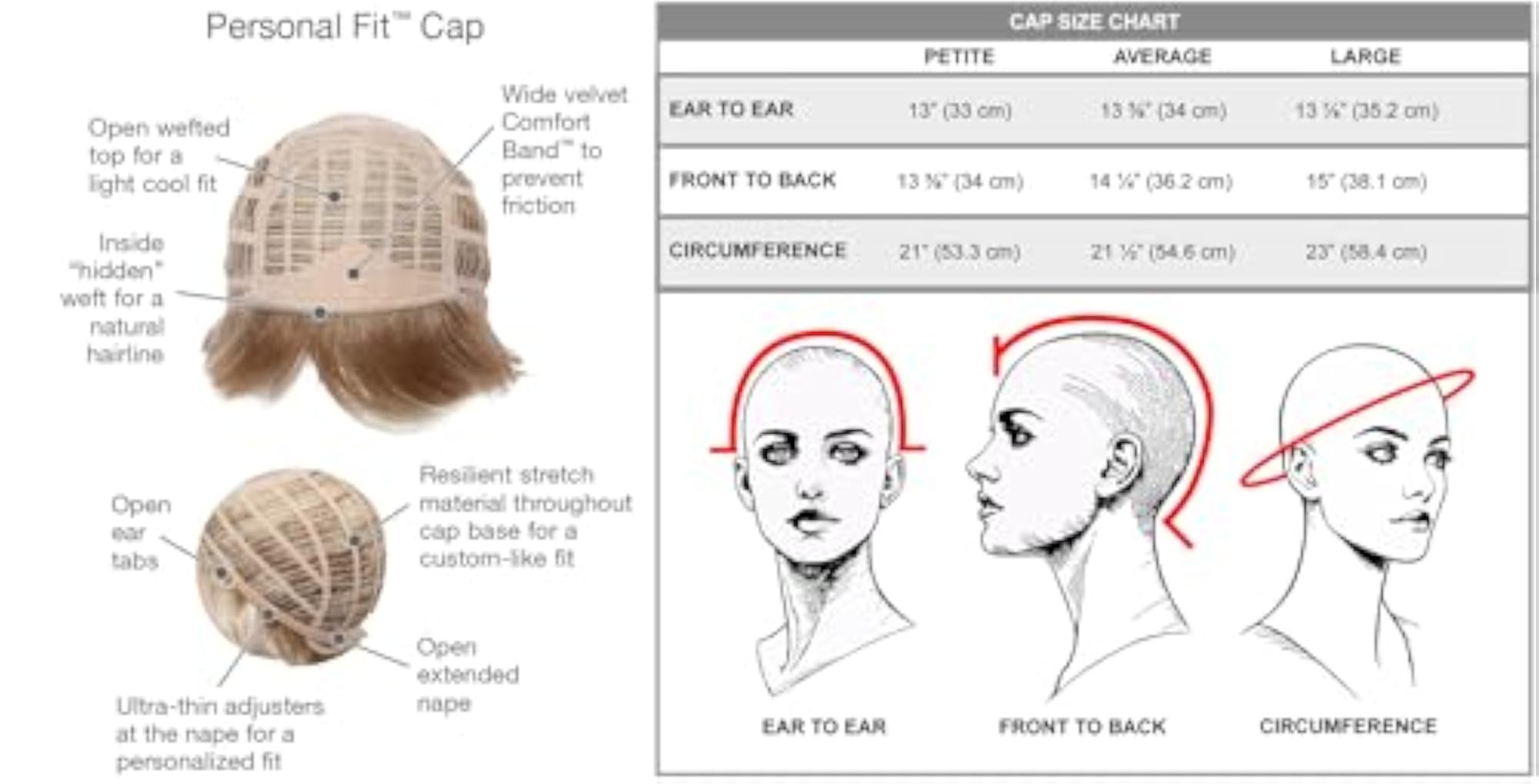 Aspire Average Cap Wig, Short Boy Cut Synthetic Hair