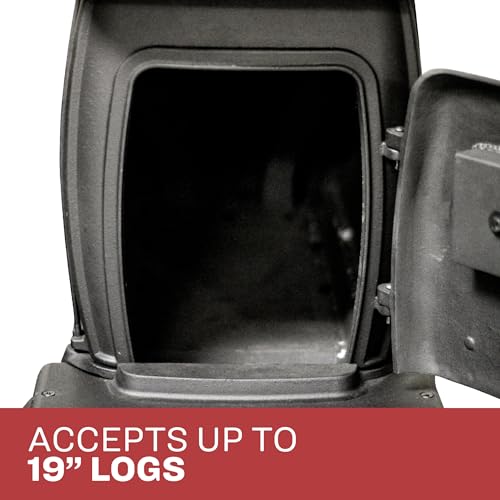 US1261E 900 sq. ft. Cast Iron Log Wood Stove - Thumbnail 5
