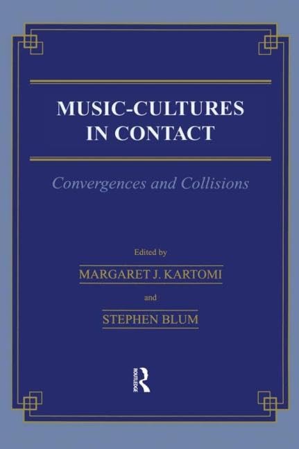 Music-Cultures in Contact livre de sociologie de la musique et ethnomusicologie