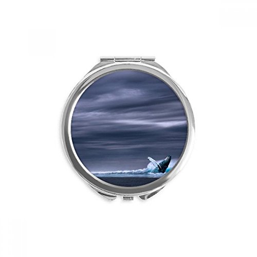 Miroir rond de poche portable pour corriger le maquillage partout avec précision