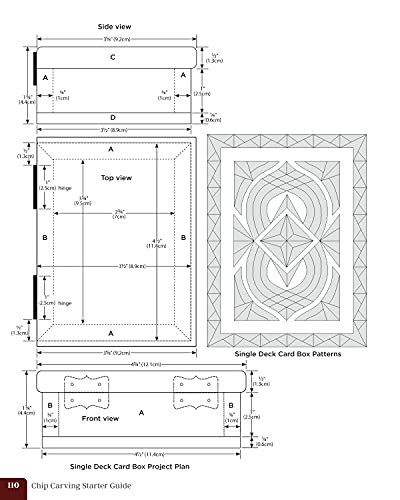 Chip Carving Starter Guide: Learn to Chip Carve with 24 Skill-Building Projects (Fox Chapel Publishing) Beginner-Friendly Step-by-Step with Full-Size Patterns that Start Simply, then Slowly Progress - Image 6