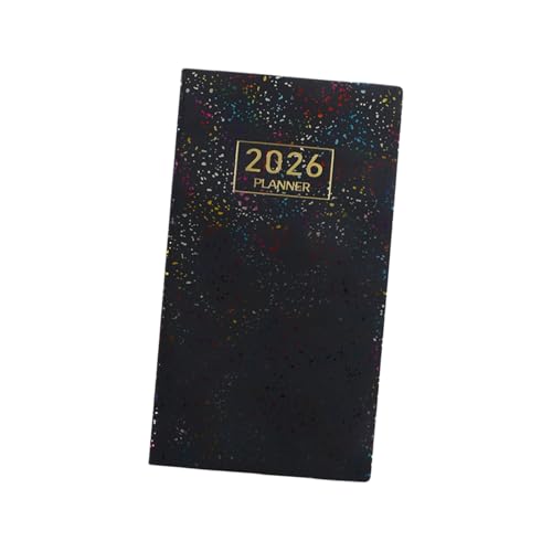 Pocket Weekly Planner 2026 Hardcover Notebook Memo Book Colorful with Lined Pages for School & Office Motor Gear Removal Tool Hi