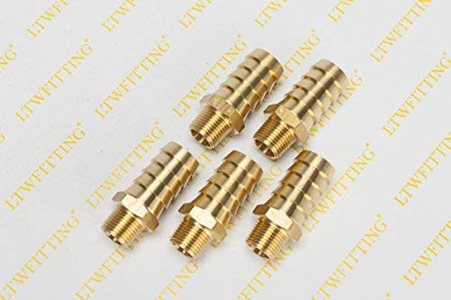 Raccordo Ottone 1 4 Tubo Barb X 3 8 Npt Femmina Gas Acqua Raccordo Ottone 1/4" Barb X 3/8" NPT Femmina - Per Tubo, Carburante, Gas, Acqua, Aria Raccordo 1/4 Barb 3/8 Npt