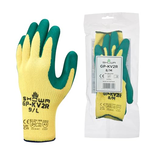 Gants Showa Bleu sur Noir 8/M gant de travail anti-usure durable