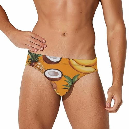 Bañador para hombre de secado rápido y pantalones cortos de playa Banana