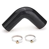 Farbe: Schwarz Viviance Schwarzer Silikon-Turbo-Zwischenkühler-Schlauch-Set Für FO-RD Focus Mk2 Cmax 1.8 Tdci