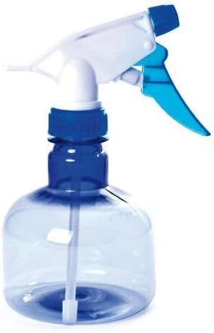 Household Plastic Spray Bottle with Adjustable Spray Function, Screw Top with Hand Trigger, 350ml, Blue