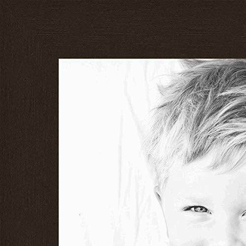 ArtToFrames 18x18 inch Espresso Walnut Picture Frame, 2WOMFRBW74061-18x18
