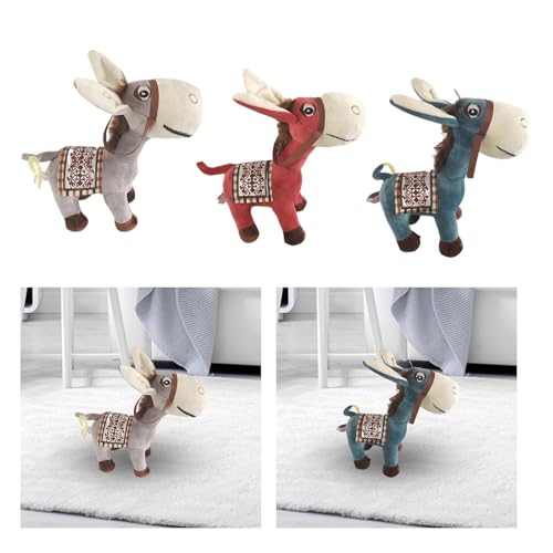 Image of Donkey 20cm Soft Toys for Kids | Plush Soft Toys for Baby Boys and Girls| Best Gift | Donkey Soft Toy for Kids -White 20Cm Height
