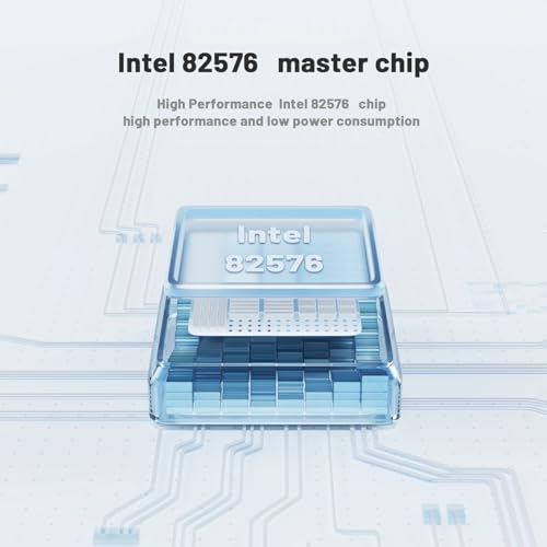 Tarjeta de Red de Fibra Óptica Gigabit con Chip Intel 82576, Adaptador de Red con Puerto Óptico SFP Único, PCIE NIC Gigabit Ethernet Compatible con Windows Server, Linux y VMware miniatura 2
