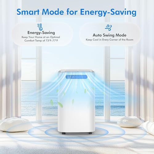 14000 BTU Portable Air Conditioners, Cools Up to 700 Sq.Ft, AC Unit with Cooling, Fan, Dehumidifier, Sleep Mode, Remote Control&Installation Kit, Portable AC for Large Rooms by KAMLAM - Image 5