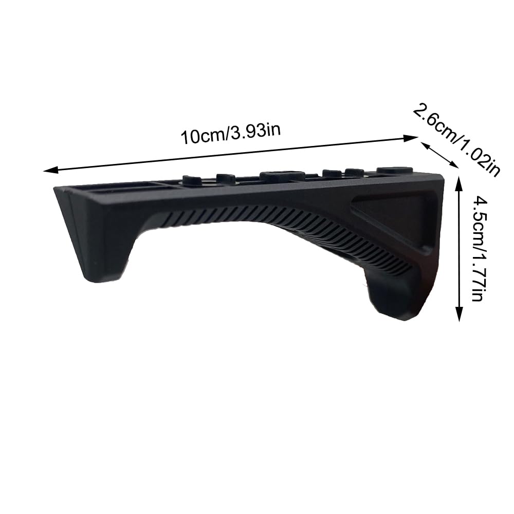 AFG-3 Airsoft Mod Accesorio táctico Manija Frontal para Sistema de Carril MLOK (BK) - 3