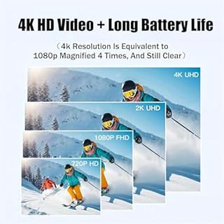 DENGWANG HD Action Camera, Motorcycle Camera, |POV Pro| Maximum 180-Minute Battery Life, 4K/1080P Magnetic Hands Free Body Cameras for Cycling, Diving, Vlogging and Pet Recording (Black, 1080P)