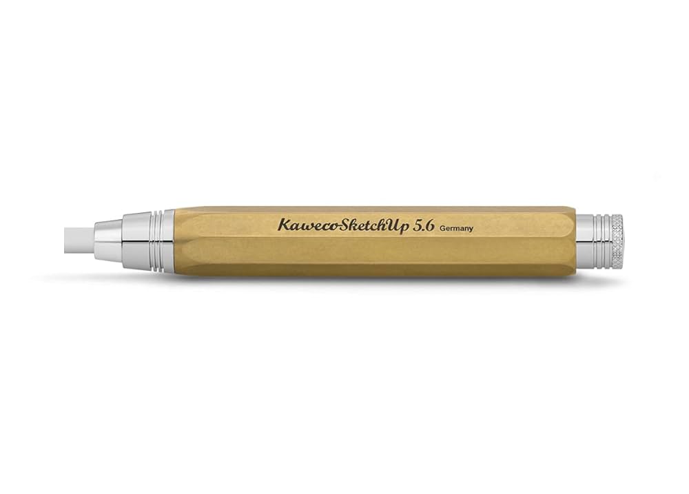 Kaweco sketch up 真鍮製2mm（替芯・箱・シャープナー付） Kaweco sketch up 真鍮製2mm（替芯・箱・シャープナー付