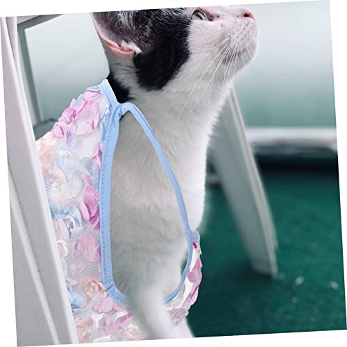 Ukcoco Pet Vest Lace Cami Summer Blouses Puppy Shirts Dog Lace Tutu Dress Dog Cooling Vest Harness Puppy Skirt Decorative Puppy Vest Decor Wear-Resistant Puppy Shirt Adorable Dog Clothes #TOP4