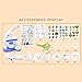 Childrens Badge Craft Machine Portable Designs with 48pcs Accessories Safe ABS Materials Educational Toy Daily Use Button Maker Machine with Cutting Tool