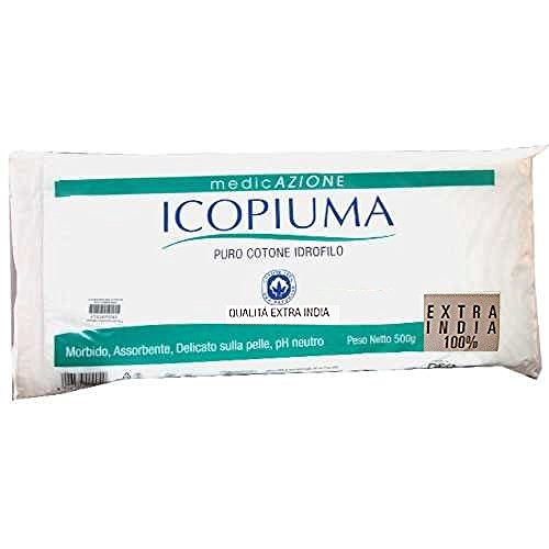 Icopiuma Cotone Idrofilo 100% Extra India 500G