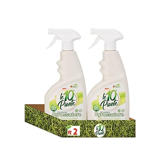 Las 10 Plantas Eco-Bio Desengrasante Vegetal Spray con Dosificador para toda la casa sin aclarado - Sin Colorantes Altamente Biodegradables - Hipoalergénico - 750ml