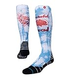 Stance Steal Your Face Snow Socks (Blue, LG (Men's Shoe 9-13))