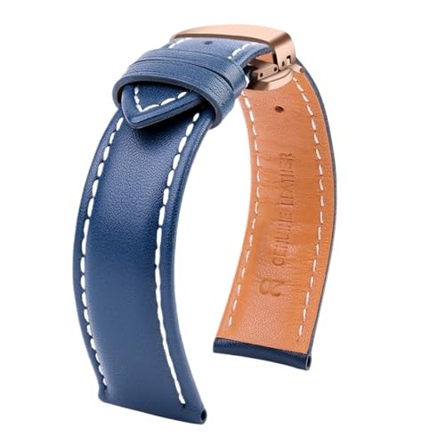 Cong Yi �{�v���v�o���h 20mm 21mm 22mm 24mm �X�g���b�v �u���b�N �u���E�� �u���[ ���v �����Y �u���X���b�g(Blue white RG B,21mm Width)