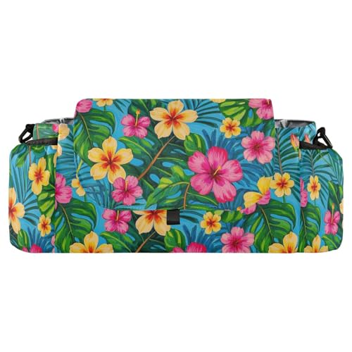 miaozhen Colorful Summer Hawaiian Flowers baby stroller organizer bag large caddy organizer accessory accesorios para carriolas de accesorios para coche de