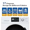 SMETA All-In-One Washer and Dryer Combo 2.7 cu.ft, 24 inch Ventless 2-In-1 Washing Machine And Dryer Compact For Apartment Home Dorm RV, 26.7 LBS Load Small Clothes Washer With 16 Laundry Program