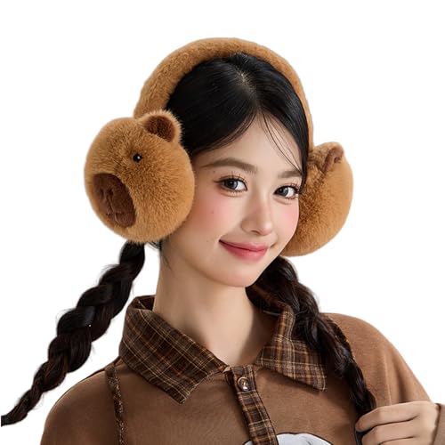 Furry Plush Foldable Earmuffs For Cold Weather Outdoor Winter Activity Ear Covers Animal Ear Protectors For Students4