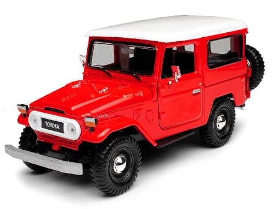 模型トヨタランドクルーザーFJ40 Amazon | 124 MOTOR MAX トヨタランドクルーザー FJ40（レッド
