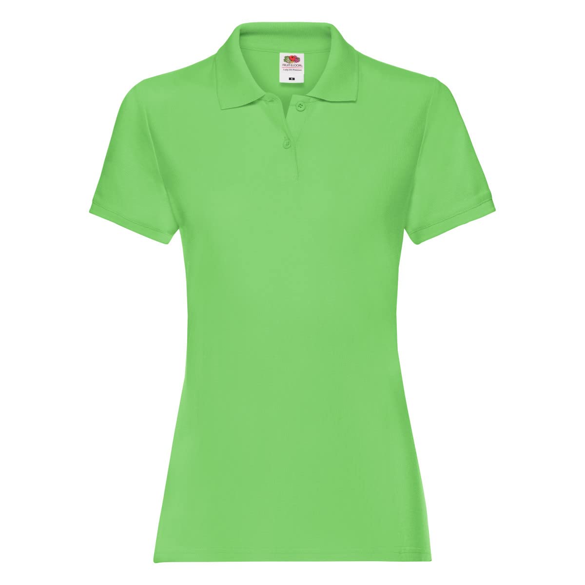 Fruit of the Loom Women's Polo Shirt Lime Large