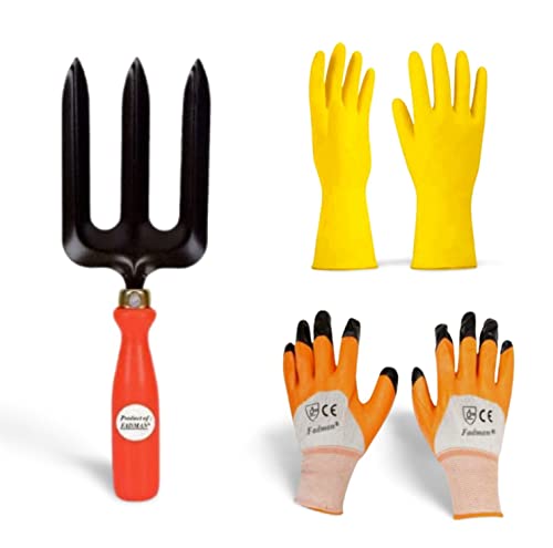 FADMAN Home Gardening Tool KIT (Garden Fork, Gloves-H, Gloves-N) FADMAN Home Gardening Tool KIT (Garden Fork, Gloves-H, Gloves-N)