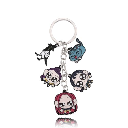 BellaBlend Anime Llavero estilo Witch Squad – Colgante de metal c...
