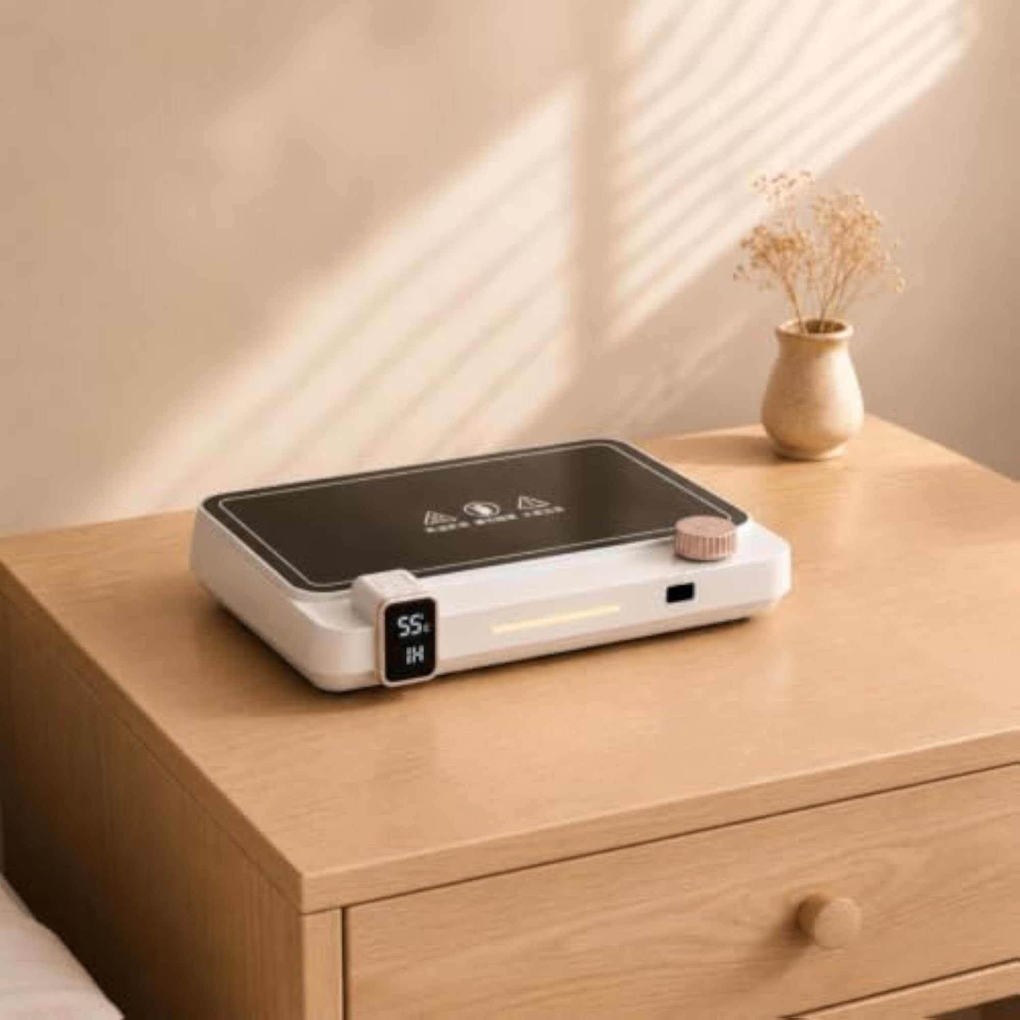 Electric Warming Mat with Control Knob, Adjustable Temperature