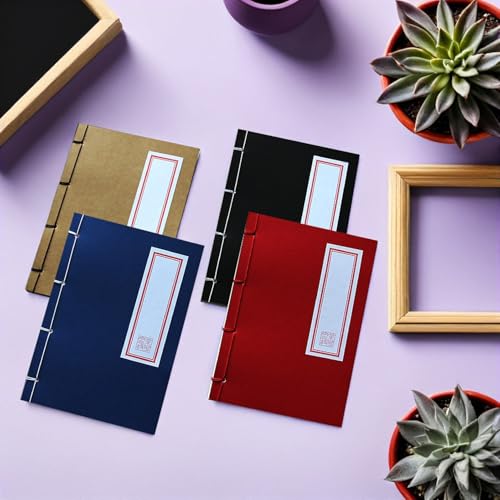 Carnets vintage vierges Kung-fu à couverture rigide, coffret pour notes