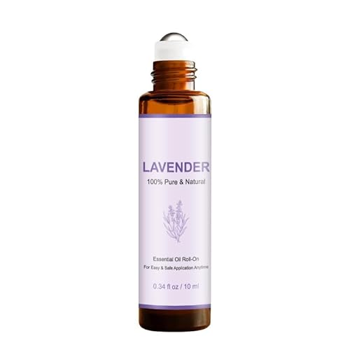 10 ml d'huile aromatique à la lavande en roll-on, pour les soins de la peau des femmes et les massages en famille.
