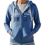 sudadera real madrid entrenamiento 2017 Sudadera Real Madrid de mujer con cremallera y capucha, diseño “Leyenda Blanca” bordado, ideal para uso diario o deportivo.