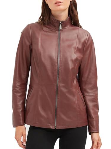 Bigardini Women's Italian Genuine Leather Jacket - Real Lambskin Leather