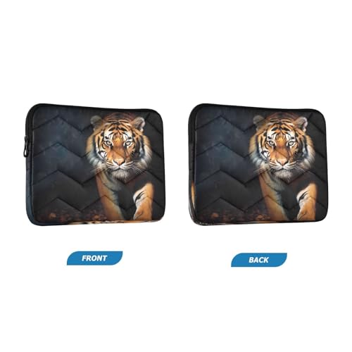 Funda para portátil negra Wild Tiger para 13-14 pulgadas miniatura 2