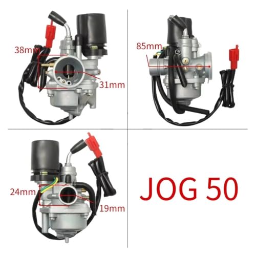Carburateur 2 temps 50cc pour scooter JOG50 avec starter électrique