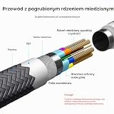 aceyoon Krótki kabel USB C, USB C 20 cm szybkie ładowanie 3A / synchronizacja USB 3.0 do USB typu C, zestaw 2 mini kabli USB C 0,2 m, kompatybilny z Samsung S21, S20, S10, A20e A51, P40 Lite P30 itp