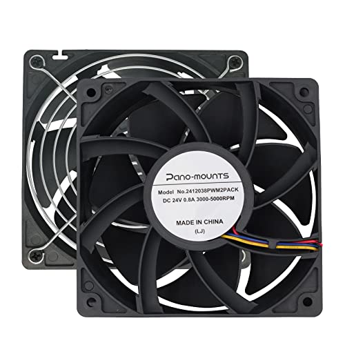 2-Pack 24V 120mm High CFM