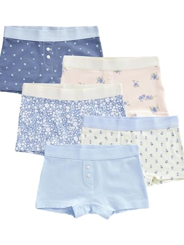 Boxer Next fille lot de 5 shorty coton enfant culotte motifs assortis