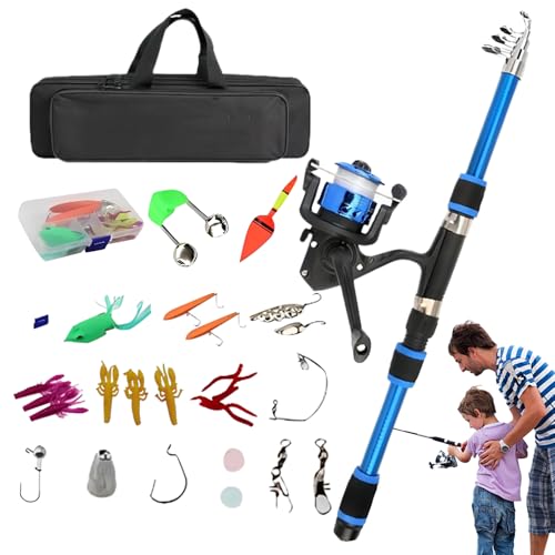 Angelset Für Kinder – Kinderangel | Angelzubehör Für Kinder | Tackle...